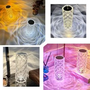 Lampara LED Tactil Lampara De Cristal USB