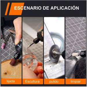 Mototool Profesional Amoladora Kit Con Accesorios