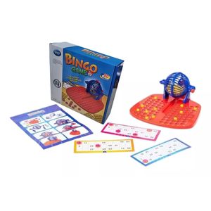 Mini Bingo Juego Mesa 90 Números Lotería Y Tarjetas