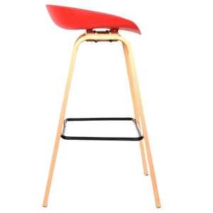 Silla De Bar Ferrara Roja