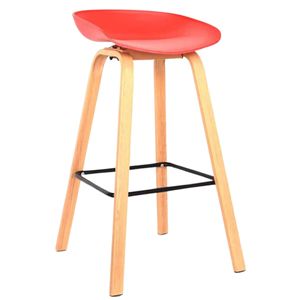 Silla De Bar Ferrara Roja