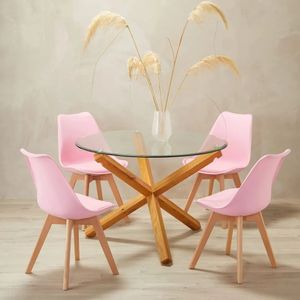 Silla Comedor Torino Rosada