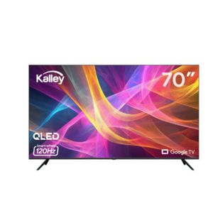 Televisor KALLEY 70" Pulgadas 70GQ405 4K-UHD QLED Smart TV Google