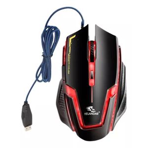 Mouse Gaming Gamer A9 Alámbrico 6 Botones Luces Multicolores