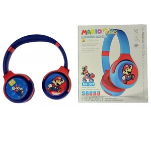 Audifonos Diadema Mario Bros Bluetooth
