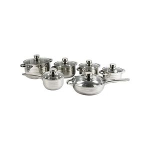 Bateria Ollas 12 Pcs Acero Quirúrgico Excelente Calidad