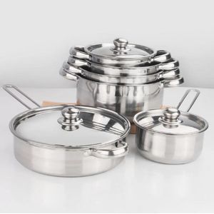 Bateria Ollas 12 Pcs Acero Quirúrgico Excelente Calidad
