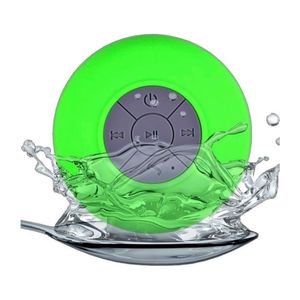 Parlante Altavoz Ducha Recargable Bluetooth Resistente Agua Verde