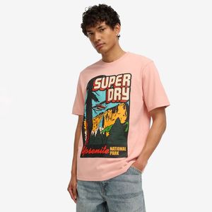 Camiseta Manga Corta Para Hombre Travel Postcard Graphic Tee Superdry