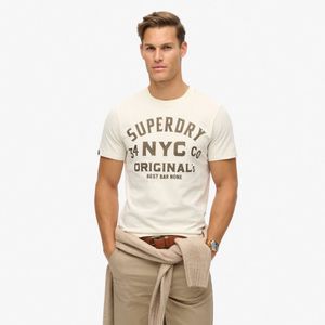Camiseta Manga Corta Para Hombre Embroidered Script Graphic Tee Superdry