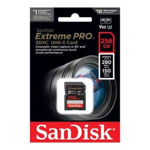 SanDisk Extreme Pro SDXC 256GB 280MB/s UHS-II