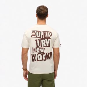 Camiseta Manga Corta Para Hombre Lo-Fi Punk Graphic Loose Tee Superdry