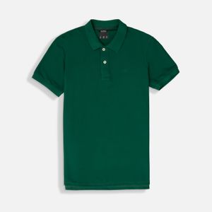 Polo Slim Color Verde Para Hombre