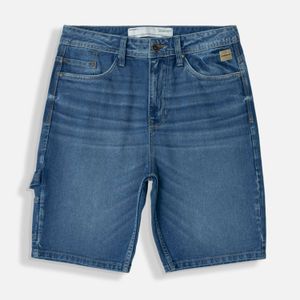 Bermuda 5 Bolsillos Color Azul Medio Para Hombre