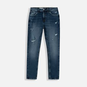 Jean Slim Color Azul Medio Para Hombre