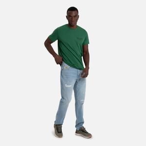 Jean Slim Color Azul Claro Para Hombre