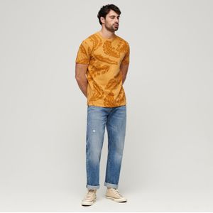 Camiseta Manga Corta Para Hombre Vintage Overdye Printed Tee Superdry