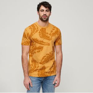 Camiseta Manga Corta Para Hombre Vintage Overdye Printed Tee Superdry