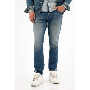 Jean Classic tiro medio azul para hombre