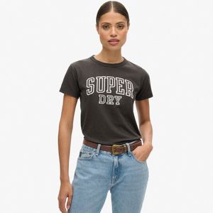 Camiseta Manga Corta Para Mujer Athletic Graphic Fitted Superdry