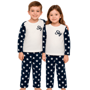 Pijama infantil unisex de estrellas