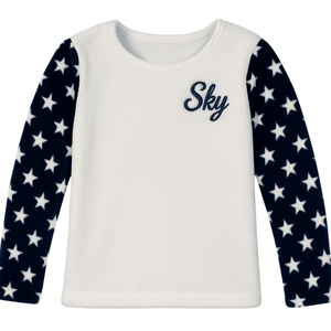 Pijama infantil unisex de estrellas