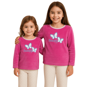 Pijama infantil de mariposa