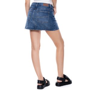 Falda Corta En Denim
