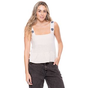 Camisa Manga Sisa Con Bordados