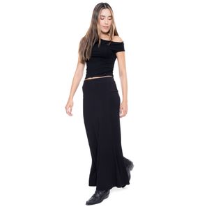 Maxi Falda Unicolor