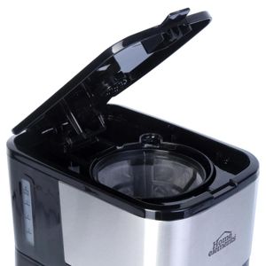 Cafetera 6 Tazas Home Elements Jarra De Vidrio HECM9420SS Negra