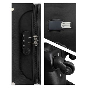 Maleta de Viaje Mediana Segovia 24" Negro