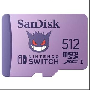 Tarjeta Micro SDXC 512GB Sandisk / Nintendo Switch Pokémon