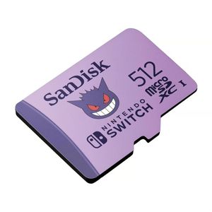 Tarjeta Micro SDXC 512GB Sandisk / Nintendo Switch Pokémon