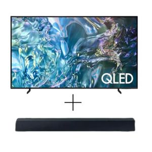Combo Televisor SAMSUNG 50" QN50Q60DA  Smart TV + Barra De Sonido Samsung HWC400