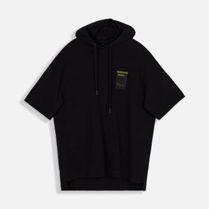Camiseta Manga Corta Color Negro Para Hombre