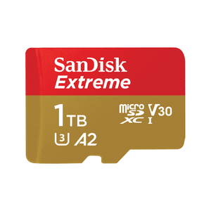 Tarjeta Micro SDXC 1TB Sandisk Extreme 4K U3 V30 A2 190mbs