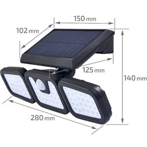 Lampara Solar De Luz Para Exterior