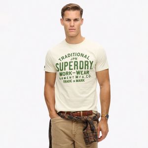 Camiseta Manga Corta Para Hombre Machined Goods Workwear Tee Superdry
