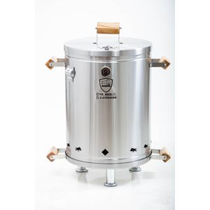 BARRIL ASADOR Y AHUMADOR GRANDE 30-35 LB