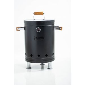 BARRIL ASADOR Y AHUMADOR MEDIANO 20 LB HIERRO