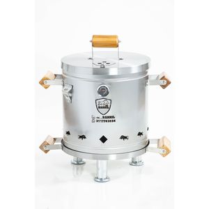 BARRIL ASADOR Y AHUMADOR PEQUEÑO 10-12 LB