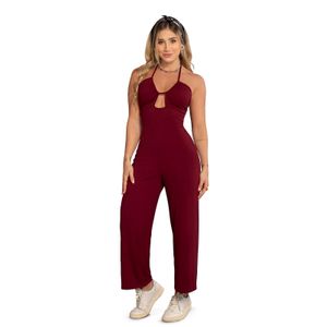 Enterizo Largo Mujer Vinotinto Mp 89572