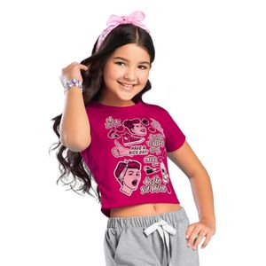 Blusa Infantil Femenino Fucsia Mp 79422