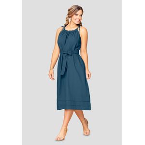 Vestido Largo Mujer Azul Profundo Mp 110133