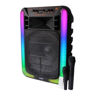 Parlante Con Ruedas Sonido Potente Y Luces Rgb