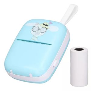 Mini Impresora Bluetooth Termica Azul