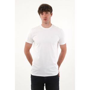 Camiseta manga corta en 100% algodón blanca para hombre