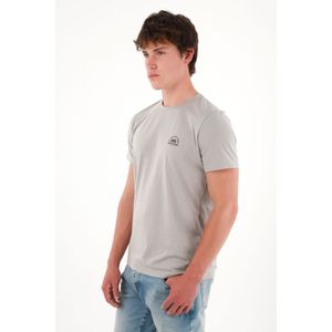 Camiseta básica manga corta gris para hombre