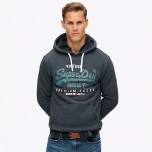 Buzo Cerrado Para Hombre Duo Vintage Logo Superdry